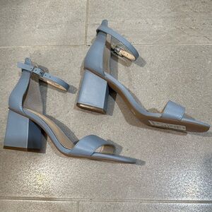 Vince Camuto Light Blue Block Heels 7.5 - never worn brand new